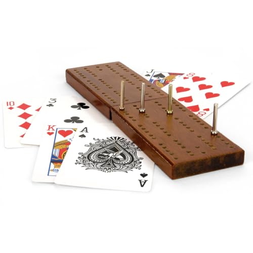 Toyrific | Cribbage Traditionelles Brettspiel aus Holz mit Karten, Brettern und Pins von Toyrific