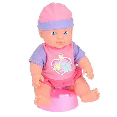 Toyrific Snuggles Baby-Puppe mit Zubehör, Wein-, Trink- und Nass-Funktion, Töpfchentraining Skyla von Toyrific