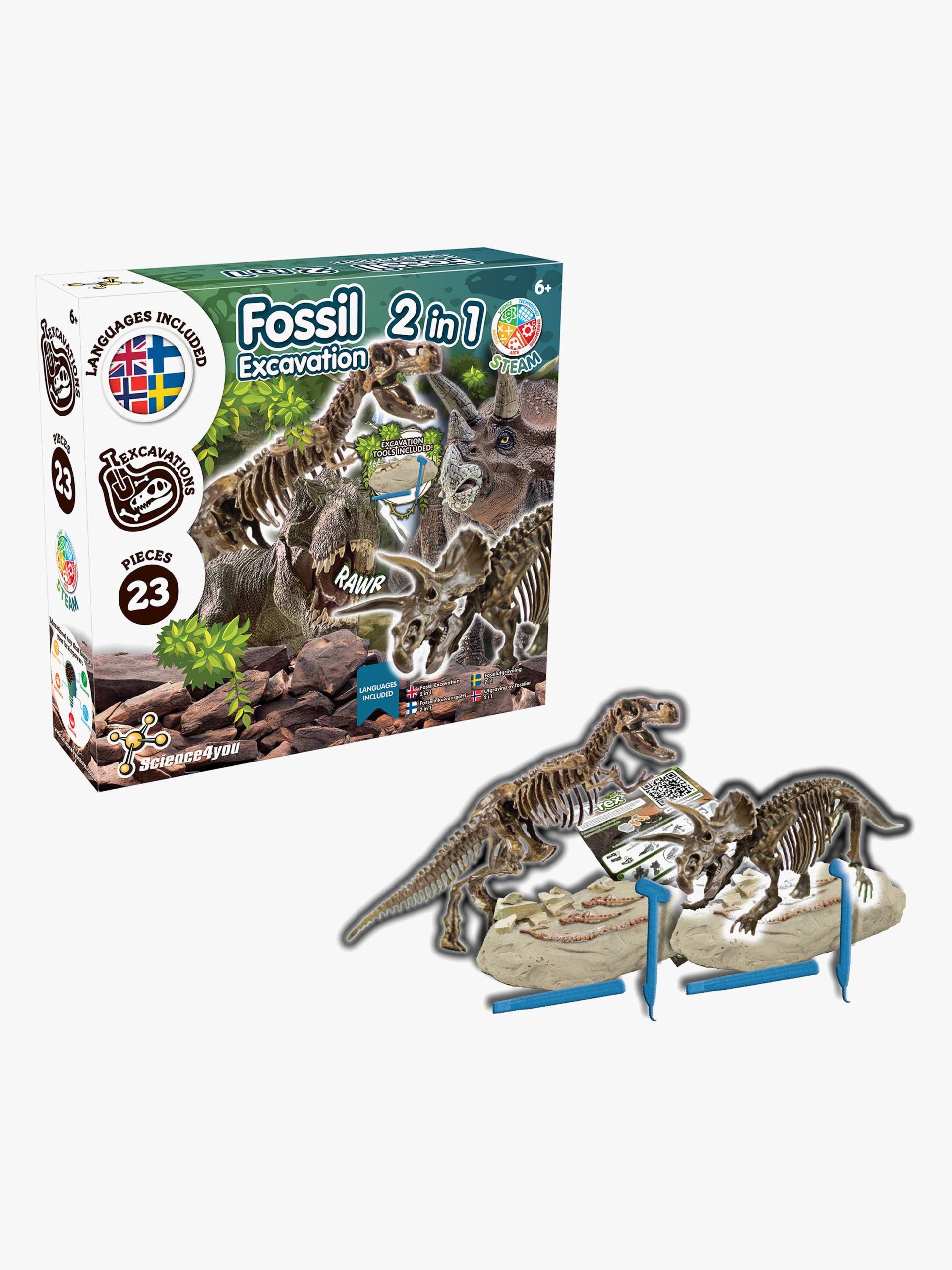 Toyrock STEAM Fossilien-Set Dinosaurier 2-in-1 Toyrock STEAM Fossilien-Set Dinosaurier 2-in-1 von Toyrock