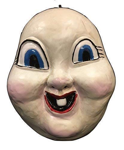 Toys And Masks UK Halloween Karneval Cosplay Happy Death Tag Horrorfilm Cosplay das Gesicht Bedeckend Halloween - Kostüm Verkleiden Outfit Universalgröße von Toys And Masks