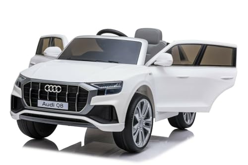 Kinder Elektroauto Audi Q8 Kinderauto Kinderfahrzeug Elektroauto 2x35w USB MP3 von Toys Store