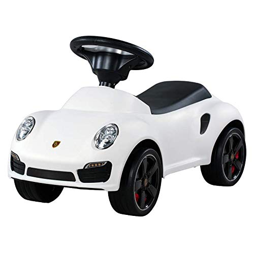 Kinder Porsche 911 Turbo S Rutschauto Rutscher Car Babyauto Weiß von Toys Store