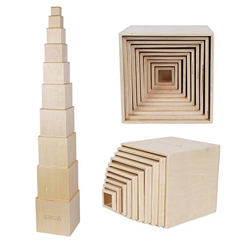 Toys of Wood Oxford Stapelturm Holz -Einfache hölzerne Farbnist- und Sortierbecherblöcke für Kleinkinder-Stapelwürfel Lernspielzeug für 2 Jahre alte Montessori-Materialien Toys of Wood Oxford Stapelturm Holz -Einfache hölzerne Farbnist- und Sortierbecherblöcke für Kleinkinder-Stapelwürfel Lernspielzeug für 2 Jahre alte Montessori-Materialien von Toys of Wood Oxford