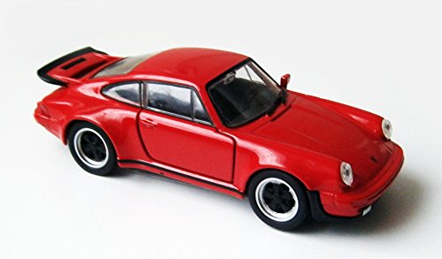 Porsche 911 Turbo Modellauto 11,5cm Welly Modell Auto Metall Spielzeugauto Kinder Geschenk 53 (Rot) von Toys