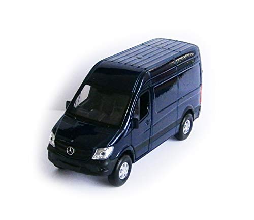 Toys Mercedes Benz Sprinter Panel Van Modellauto Metall Modell Auto Spielzeugauto Geschenk 4-Farben 88 (Blau-Metallic) von Toys