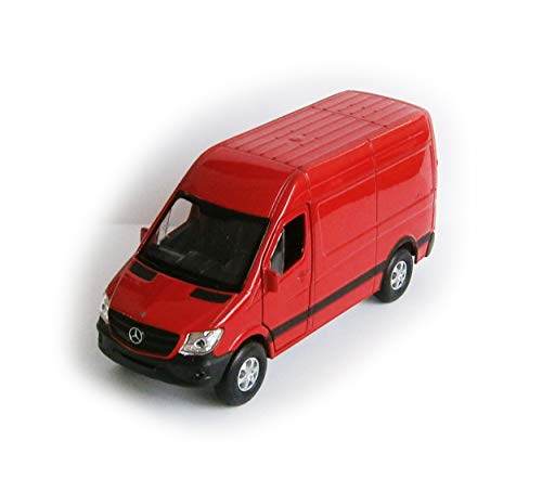 Toys Mercedes Benz Sprinter Panel Van Modellauto Metall Modell Auto Spielzeugauto Geschenk 4-Farben 88 (Rot) von Toys