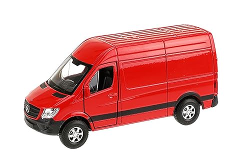 Toys Mercedes Benz Sprinter Panel Van Modellauto Metall Modell Auto Spielzeugauto Geschenk 4-Farben 88 (Rot) von Toys