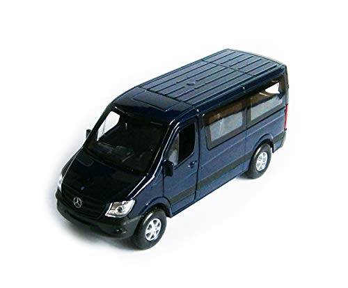 Toys Mercedes Benz Sprinter Traveliner Modellauto Welly Metall Modell Auto Spielzeugauto Geschenk 71 (Blau-Metallic) von Toys