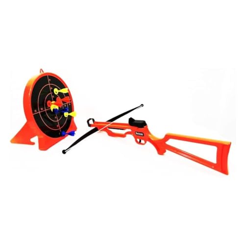 Petron SURESHOT Combo Pack Crossbow Kinder Armbrust + Zielscheibe, orange/schwarz (1 Set) von Toysmith