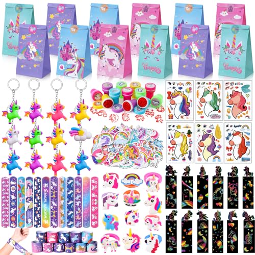184Pcs Einhorn Party Mitgebsel Kindergeburtstag Mädchen Einhorn Kratzbilder Schnapparmband Schlüsselanhänger Ringe Stempel DIY Aufkleber Geschenktüten Give Away Mitbringsel Geburtstag Geschenke Kinder 184Pcs Einhorn Party Mitgebsel Kindergeburtstag Mädchen Einhorn Kratzbilder Schnapparmband Schlüsselanhänger Ringe Stempel DIY Aufkleber Geschenktüten Give Away Mitbringsel Geburtstag Geschenke Kinder von Toyssa
