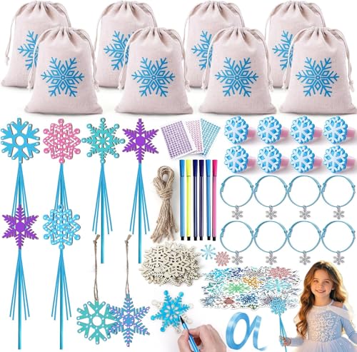 Toyssa Frozen Party Mitgebsel Kindergeburtstag mit Elsa Zauberstab Bastelset Aquarellstifte Kordelzugbeutel Schneeflocke Armbänder Ring Aufkleber Frozen Prinzessin Give Aways Eiskönigin Gastgeschenke Toyssa Frozen Party Mitgebsel Kindergeburtstag mit Elsa Zauberstab Bastelset Aquarellstifte Kordelzugbeutel Schneeflocke Armbänder Ring Aufkleber Frozen Prinzessin Give Aways Eiskönigin Gastgeschenke von Toyssa