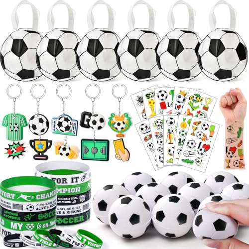 Toyssa Fußball Party Mitgebsel Kindergeburtstag Gastgeschenke mit Geschenktüten Stressball Schlüsselanhänger Silikonarmband, Fussball Give Aways Mitbringsel Kindergeburtstag für Kinder Jungen Mädchen Toyssa Fußball Party Mitgebsel Kindergeburtstag Gastgeschenke mit Geschenktüten Stressball Schlüsselanhänger Silikonarmband, Fussball Give Aways Mitbringsel Kindergeburtstag für Kinder Jungen Mädchen von Toyssa