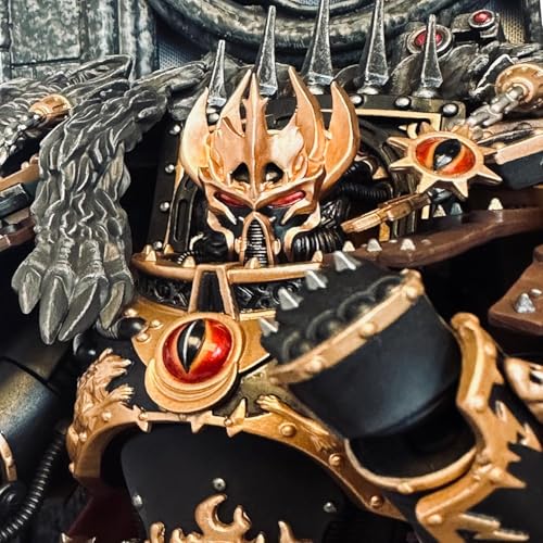 TOYVERSE JOYTOY Warhammer Teile Helm 01, Sons of Horus Warmaster Horus Primarch Zubehör, PVC Weichgummi Modellzubehör, ab 15 Jahren von Toyverse