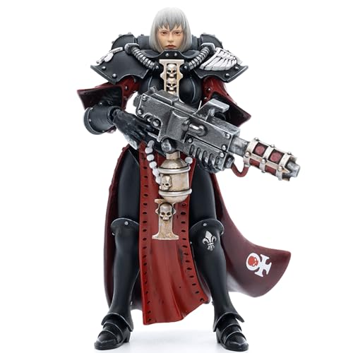 Toyverse JOYTOY 1/18 Actionfigur Warhammer 40.000, Adepta Sororitas Battle Sister Ludwenna, bewegliche Gelenke, Charaktermodell, ab 15 Jahren von TOYVERSE