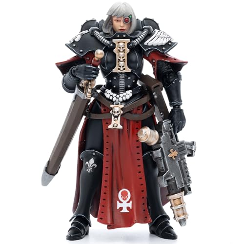 Toyverse JOYTOY 1/18 Actionfigur Warhammer 40.000, Adepta Sororitas Battle Sister Superior Kassia, bewegliche Gelenke, Charaktermodell, ab 15 Jahren von Toyverse