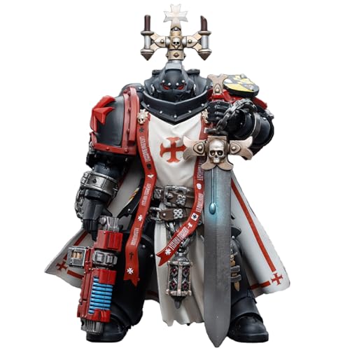 Toyverse JOYTOY 1/18 Actionfigur Warhammer 40.000, Black Templars Sword Brethren Brother Lombast, bewegliche Gelenke, Charaktermodell, ab 15 Jahren von TOYVERSE