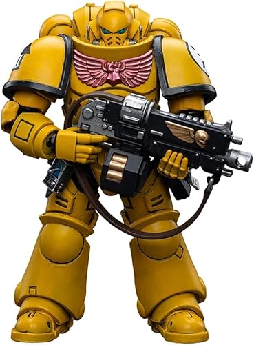 Toyverse JOYTOY 1/18 Actionfigur Warhammer 40.000, Imperial Fists Intercessors, bewegliche Gelenke, Charaktermodell, ab 15 Jahren von TOYVERSE