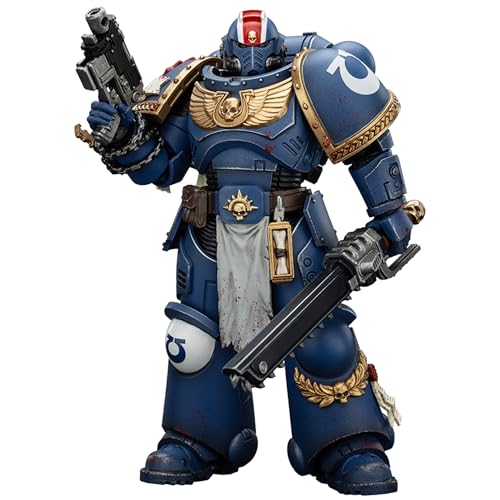 Toyverse JOYTOY 1/18 Actionfigur Warhammer 40.000, Space Marine 2, Ultramarines Lieutenant Titus Collectors Edition, bewegliche Gelenke Charaktermodell, ab 15 Jahren Toyverse JOYTOY 1/18 Actionfigur Warhammer 40.000, Space Marine 2, Ultramarines Lieutenant Titus Collectors Edition, bewegliche Gelenke Charaktermodell, ab 15 Jahren von Toyverse