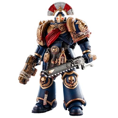 Toyverse JOYTOY 1/18 Actionfigur Warhammer 40.000, Space Marine 2, Ultramarines Relic Secundus Armour mit Artificer Bolt Rifle, Kettenword und Bolt Pistol, Charaktermodell Toyverse JOYTOY 1/18 Actionfigur Warhammer 40.000, Space Marine 2, Ultramarines Relic Secundus Armour mit Artificer Bolt Rifle, Kettenword und Bolt Pistol, Charaktermodell von Toyverse