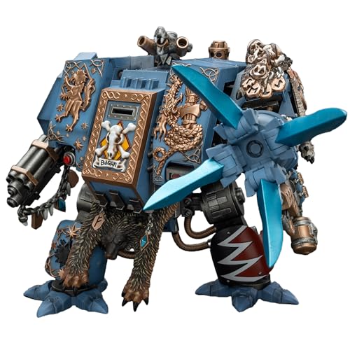 Toyverse JOYTOY 1/18 Actionfigur Warhammer 40.000, Space Wolves Bjorn The Fell-Handed, bewegliche Gelenke, Charaktermodell, ab 15 Jahren von TOYVERSE