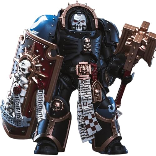 Toyverse JOYTOY 1/18 Actionfigur Warhammer 40.000, Ultramarines Chaplain in Terminator Armour, bewegliche Gelenke, Charaktermodell, ab 15 Jahren Toyverse JOYTOY 1/18 Actionfigur Warhammer 40.000, Ultramarines Chaplain in Terminator Armour, bewegliche Gelenke, Charaktermodell, ab 15 Jahren von Toyverse
