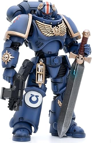 Toyverse JOYTOY 1/18 Actionfigur Warhammer 40.000, Ultramarines Primaris, Lieutenant Argaranthe, bewegliche Gelenke, Charaktermodell, ab 15 Jahren von TOYVERSE