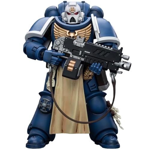 Toyverse JOYTOY 1/18 Actionfigur Warhammer 40.000, Ultramarines Sternguard Veteran mit Auto Bolt Rifle, bewegliche Gelenke, Charaktermodell, ab 15 Jahren Toyverse JOYTOY 1/18 Actionfigur Warhammer 40.000, Ultramarines Sternguard Veteran mit Auto Bolt Rifle, bewegliche Gelenke, Charaktermodell, ab 15 Jahren von Toyverse