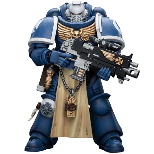 Toyverse JOYTOY 1/18 Actionfigur Warhammer 40.000, Ultramarines Sternguard Veteran mit Bolt Rifle, bewegliche Gelenke, Charaktermodell, ab 15 Jahren Toyverse JOYTOY 1/18 Actionfigur Warhammer 40.000, Ultramarines Sternguard Veteran mit Bolt Rifle, bewegliche Gelenke, Charaktermodell, ab 15 Jahren von Toyverse
