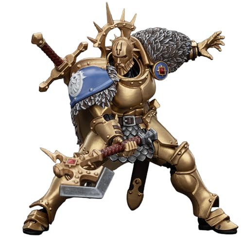 Toyverse JOYTOY 1/18 Actionfigur Warhammer Age of Sigmar, Stormcast Eternals The Blacktalon Hendrick, The Silver Wolf, bewegliche Gelenke, Charaktermodell, ab 15 Jahren von Toyverse