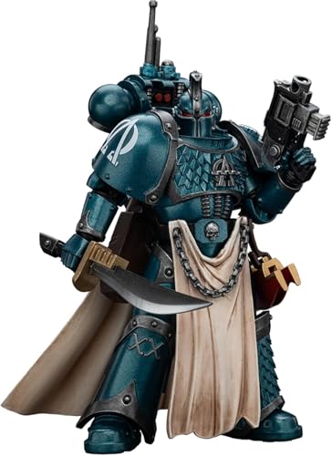 Toyverse JOYTOY 1/18 Actionfigur Warhammer The Horus Heresy, Alpha Legion Legion Praetor with Power Sword, Bewegliche Gelenke Charaktermodell von Toyverse