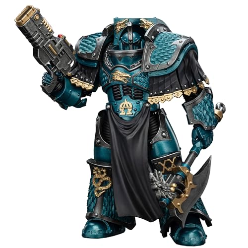 Toyverse JOYTOY 1/18 Actionfigur Warhammer The Horus Heresy, Alpha Legion Lernaean Terminator mit Volkite Charger, bewegliche Gelenke Charaktermodell Toyverse JOYTOY 1/18 Actionfigur Warhammer The Horus Heresy, Alpha Legion Lernaean Terminator mit Volkite Charger, bewegliche Gelenke Charaktermodell von Toyverse