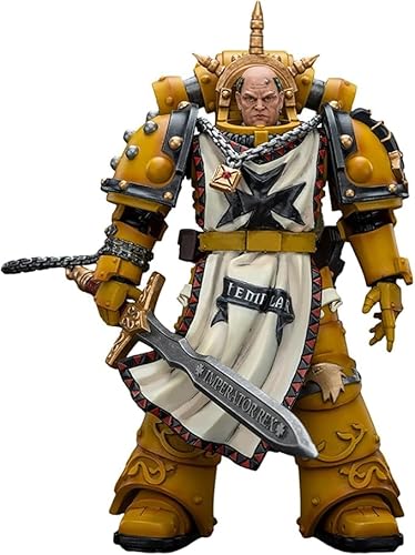 Toyverse JOYTOY 1/18 Actionfigur Warhammer The Horus Heresy, Imperial Fists Sigismund, First Captain of The Imperial Fists, Mobile Gelenke Charaktermodell, Alter 15+ von Toyverse