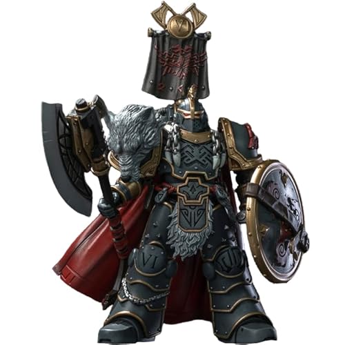 Toyverse JOYTOY 1/18 Actionfigur Warhammer The Horus Heresy, Space Wolves Legion Praetor mit Power Achse und Kampfschild, bewegliche Gelenke, Charaktermodell, ab 15 Jahren Toyverse JOYTOY 1/18 Actionfigur Warhammer The Horus Heresy, Space Wolves Legion Praetor mit Power Achse und Kampfschild, bewegliche Gelenke, Charaktermodell, ab 15 Jahren von Toyverse