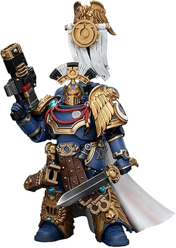 Toyverse JOYTOY 1/18 Actionfigur Warhammer The Horus Heresy, Ultramarines Legion Praetor mit Power Sword und Volkite Serpenta, bewegliche Gelenke, Charaktermodell, ab 15 Jahren von Toyverse