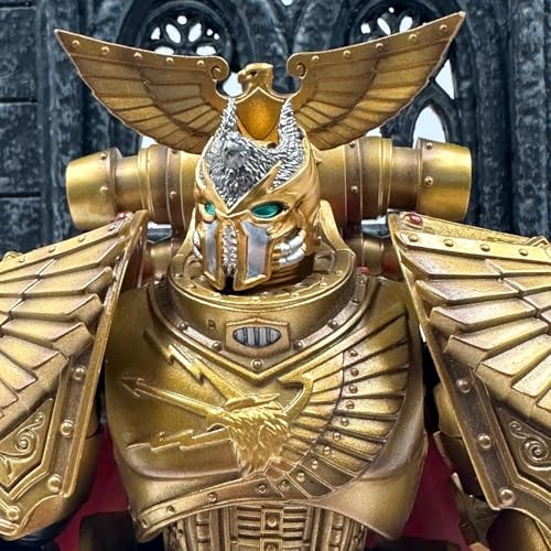 Toyverse Joytoy Warhammer Teile Helm 01, Imperial Fists Rogal Dorn Primarch Zubehör, ABS-Kunststoff, Modellzubehör, ab 15 Jahren von TOYVERSE