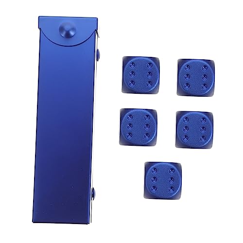 1 Satz Aluminium Legierung Würfelset Kleine Spielwürfel für Partys Bars und Zuhause Wiederverwendbar Leicht und Tragbar für Festliche Spiele und Unterhaltung 1 Satz Aluminium Legierung Würfelset Kleine Spielwürfel für Partys Bars und Zuhause Wiederverwendbar Leicht und Tragbar für Festliche Spiele und Unterhaltung von Toyvian