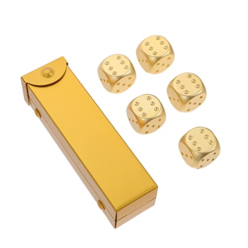 1 Satz Aluminium Würfelset aus Legierung Party für Spiele Lustige Requisiten für Feiern und Ktv für und Gesellige Anlässe 1 Satz Aluminium Würfelset aus Legierung Party für Spiele Lustige Requisiten für Feiern und Ktv für und Gesellige Anlässe von Toyvian