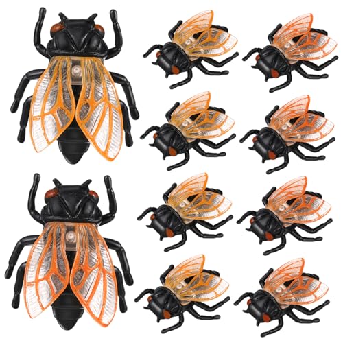 1 Satz Cicada Figurine Toy Realistische Dekoration Für Landschaften Und Sammlerstücke Für Bastelprojekte Und Kinderfreundliche Umgebungen 20 Stück 1 Satz Cicada Figurine Toy Realistische Dekoration Für Landschaften Und Sammlerstücke Für Bastelprojekte Und Kinderfreundliche Umgebungen 20 Stück von Toyvian