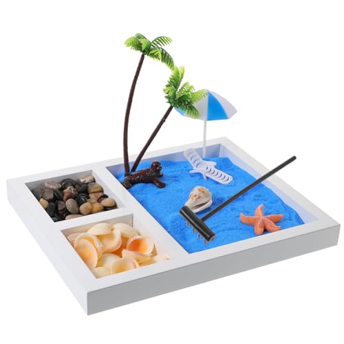 1 Satz Japanischer Stil Sandkasten Dekoration Mikro Landschaft für Strand und Meer für Tischdekoration und DIY Projekte Langlebig und Wiederverwendbar 1 Satz Japanischer Stil Sandkasten Dekoration Mikro Landschaft für Strand und Meer für Tischdekoration und DIY Projekte Langlebig und Wiederverwendbar von Toyvian