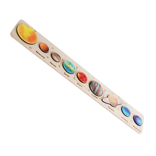 1 Satz Planeten Puzzles für Pädagogisches Holzspielzeug Kognitiven Fähigkeiten und Motorik für Vorschulkinder und Weltraumliebhaber 1 Satz Planeten Puzzles für Pädagogisches Holzspielzeug Kognitiven Fähigkeiten und Motorik für Vorschulkinder und Weltraumliebhaber von Toyvian
