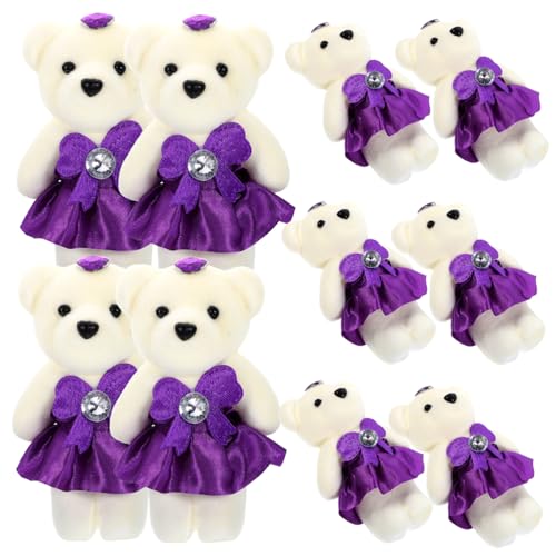 10 Stück Teiliges Plüschbär Dekorationen für Hochzeitsautos Süße für Blumensträuße Kuscheltier für Feierlichkeiten und Besondere Anlässe 10 Stück Teiliges Plüschbär Dekorationen für Hochzeitsautos Süße für Blumensträuße Kuscheltier für Feierlichkeiten und Besondere Anlässe von Toyvian