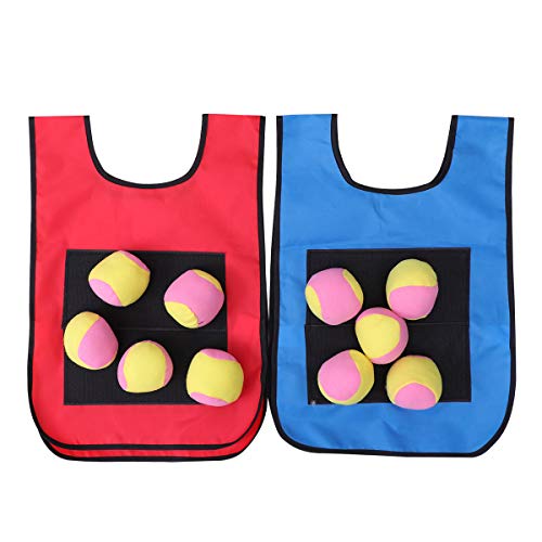 12 Stück Stick Ball Weste Tag Sticky Ball Weste Outdoor Spiel Requisiten für Kinder 12 Stück Stick Ball Weste Tag Sticky Ball Weste Outdoor Spiel Requisiten für Kinder von Toyvian