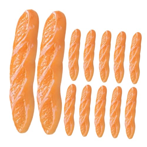 15 Stück Teiliges Mini Brot Modelle Realistische Dekoration für Puppenhäuser und Fotorequisiten aus Hochwertigem Harz für DIY Projekte und Geschäfte von Toyvian