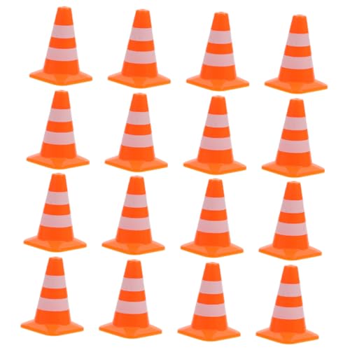 16 Stück Mini Verkehrshütchen Teiliges Realistische Baustellenaccessoires für Sandkasten Lernspielzeug für Verkehrssicherheit 16 Stück Mini Verkehrshütchen Teiliges Realistische Baustellenaccessoires für Sandkasten Lernspielzeug für Verkehrssicherheit von Toyvian