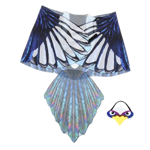 1Satz Adlerflügel Kostüm für Realistische Cosplay Flügel für Halloween und Bühnenaufführungen Leicht und Bequem Tragbar Junge und Jungen von Toyvian