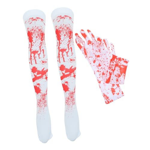 1Satz Halloween Blutfleck und Teiliges Kostüm für Gruselige Cosplay Partys Vielseitiges Halloween Accessoire für Unvergessliche Erlebnisse von Toyvian