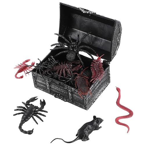 1Satz Halloween Gruselige Spinnen Schlangen Spielzeugset Teiliges für Spukhaus Dekoration und Streiche für Gruselige Partys und Halloween Events von Toyvian