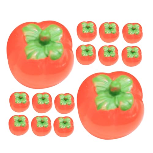 20 Stück Mini Persimmon Modell Deko Früchte Lebensnahe Kunstfrüchte für Landschaft und Puppenhaus Dekoration 20 Stück Mini Persimmon Modell Deko Früchte Lebensnahe Kunstfrüchte für Landschaft und Puppenhaus Dekoration von Toyvian