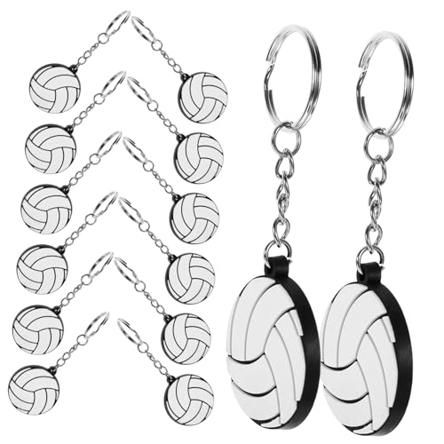 20 Stück Volleyball Schlüsselanhänger Kreative Schlüsselringe Kompakte Schlüsselanhänger für Taschen Sport Dekoration und Fanartikel für Partys 20 Stück Volleyball Schlüsselanhänger Kreative Schlüsselringe Kompakte Schlüsselanhänger für Taschen Sport Dekoration und Fanartikel für Partys von Toyvian