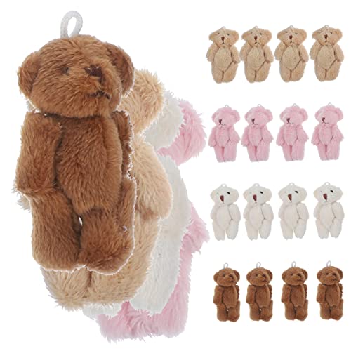 20Stücke Mini Plüschbären Schlüsselanhänger für DIY Bastelprojekte Deko für Taschen und Kinderpartys 20Stücke Mini Plüschbären Schlüsselanhänger für DIY Bastelprojekte Deko für Taschen und Kinderpartys von Toyvian